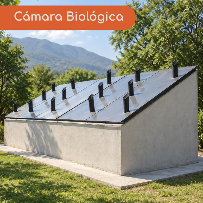 Camara biológica permite el procesamiento a gran escala (desde 250 kilos hasta una tonelada diaria) de todo tipo de restos organicos para convertirlos en tierra biofertilizada de manera acelerada.